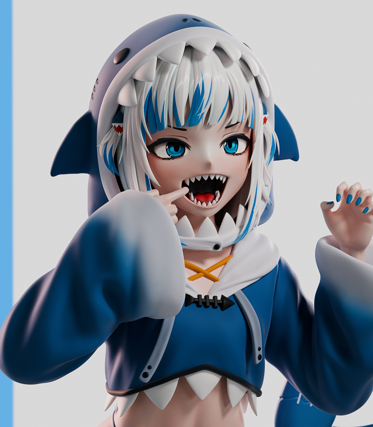 Gawr Gura Garage Kit Figure - Hololive | Void Figures – Trisagion Gawr Gura Garage Kit Figure - Hololive | Void Figures – Trisagion