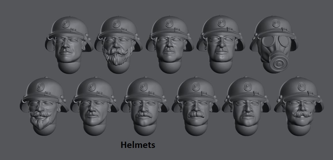 Russian Empire - Line Infantry Bodies & Heads