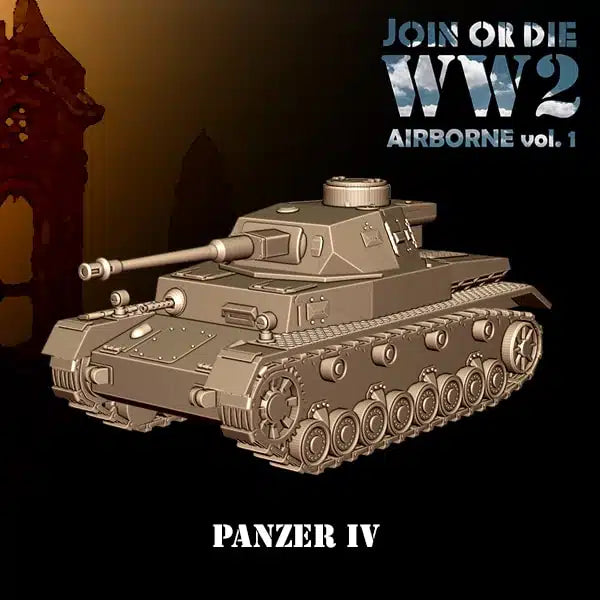 Panzer IV Fallschirmjager - 28mm Wargaming Tabletop Miniatures  | 3DBreedMiniatures March to Hell WW2