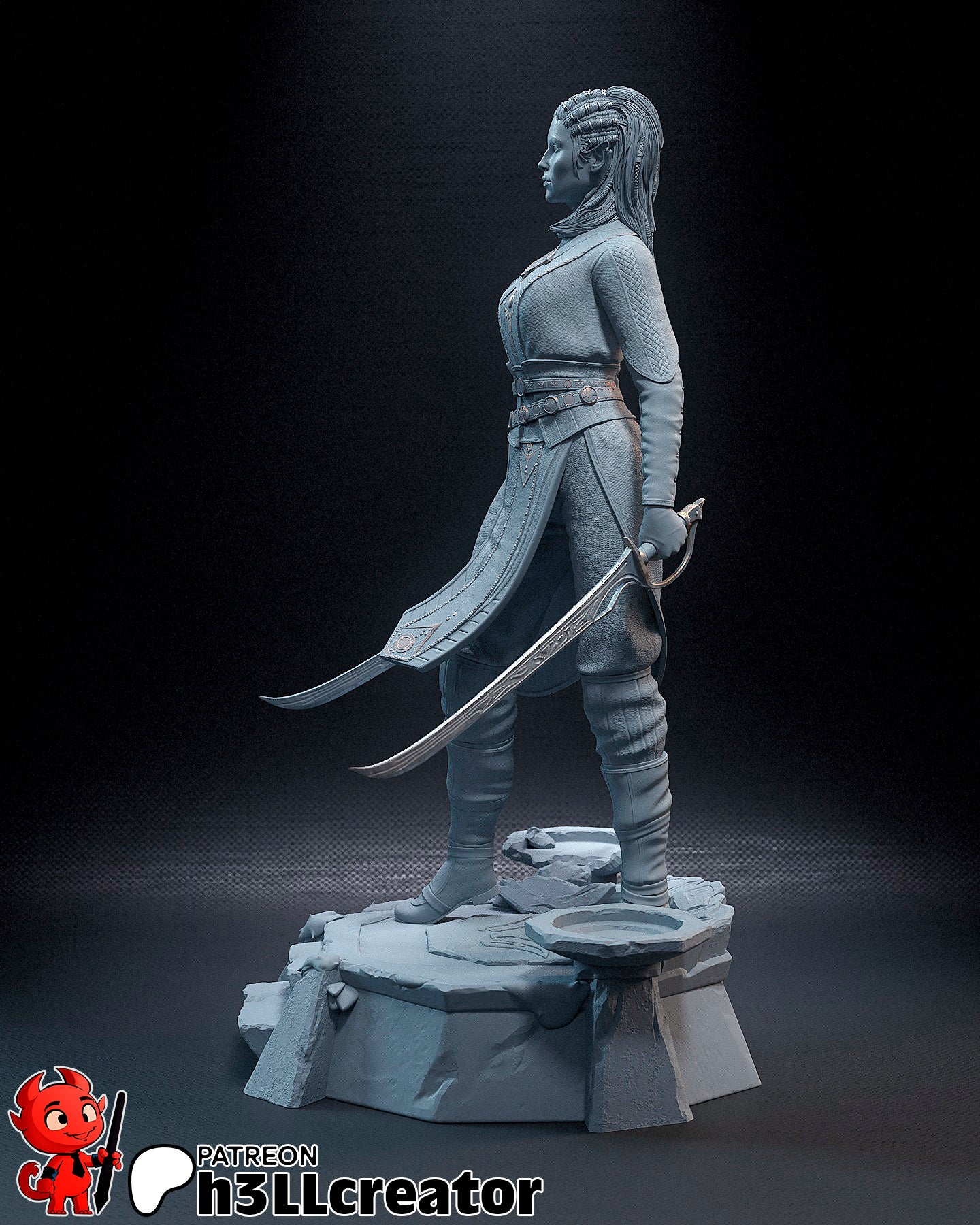Jaheira Garage Kit Figure – Trisagion Models