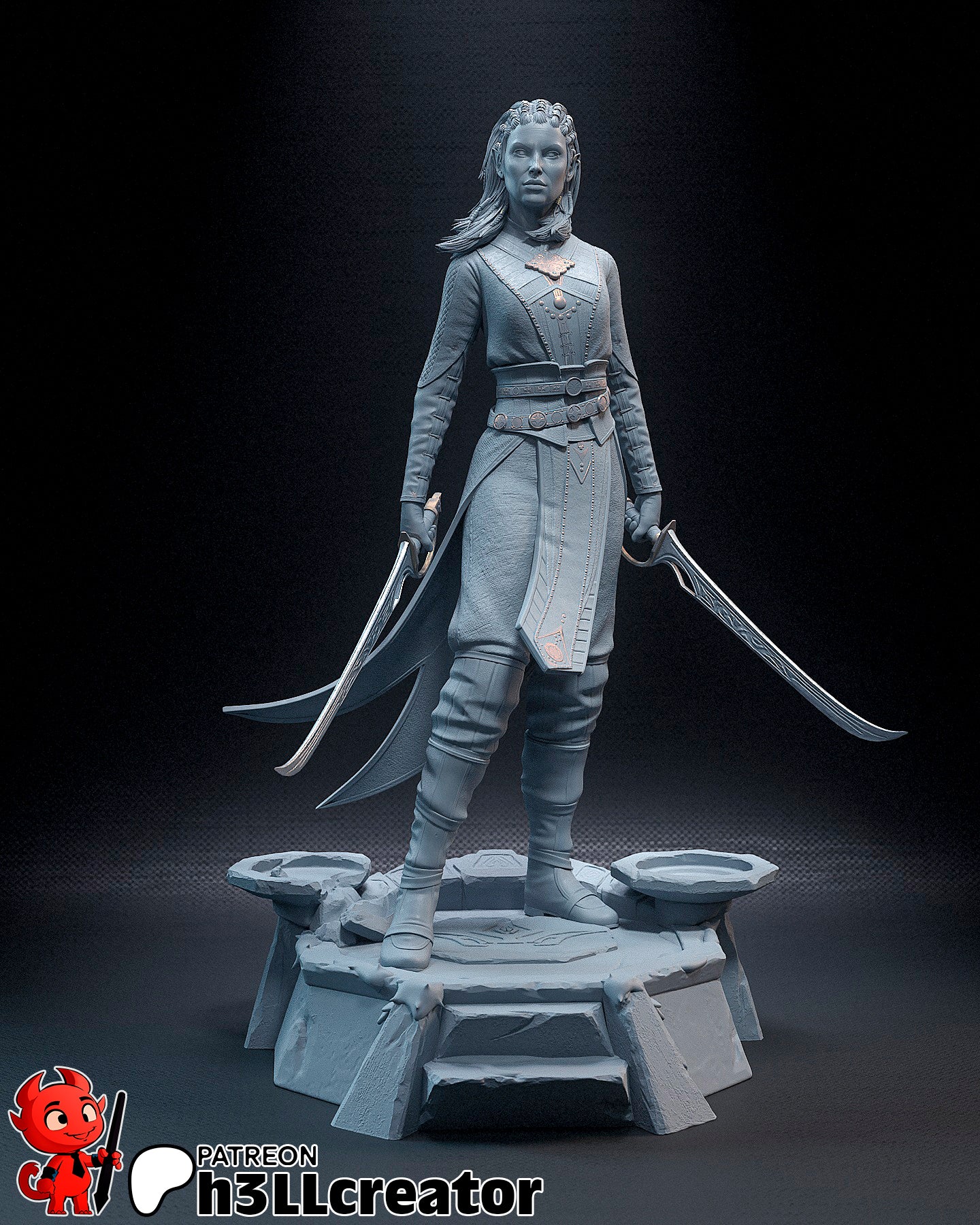 Jaheira Garage Kit Figure – Trisagion Models