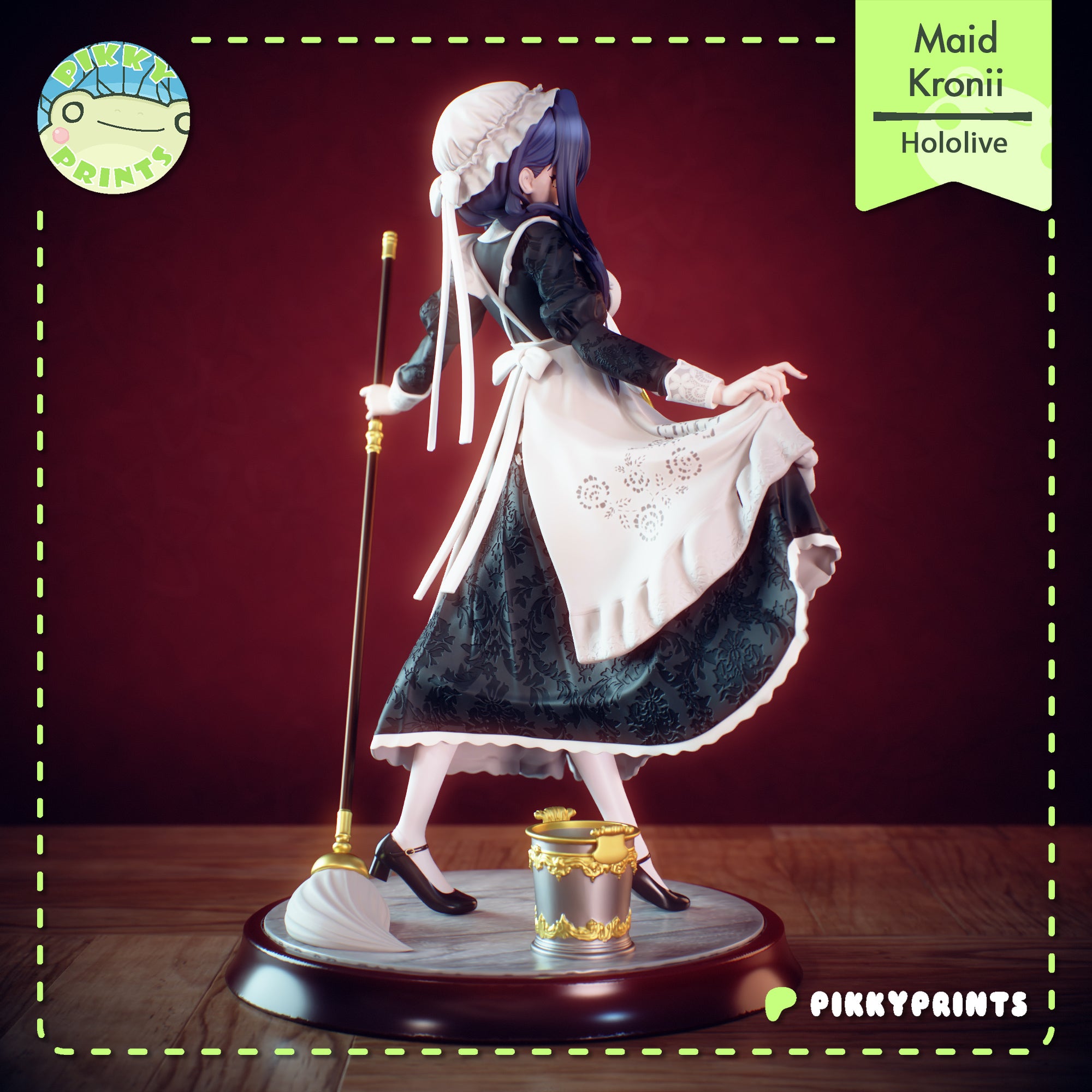 Maid Kronii Garage Kit Figure - Hololive | PikkyPrints – Trisagion