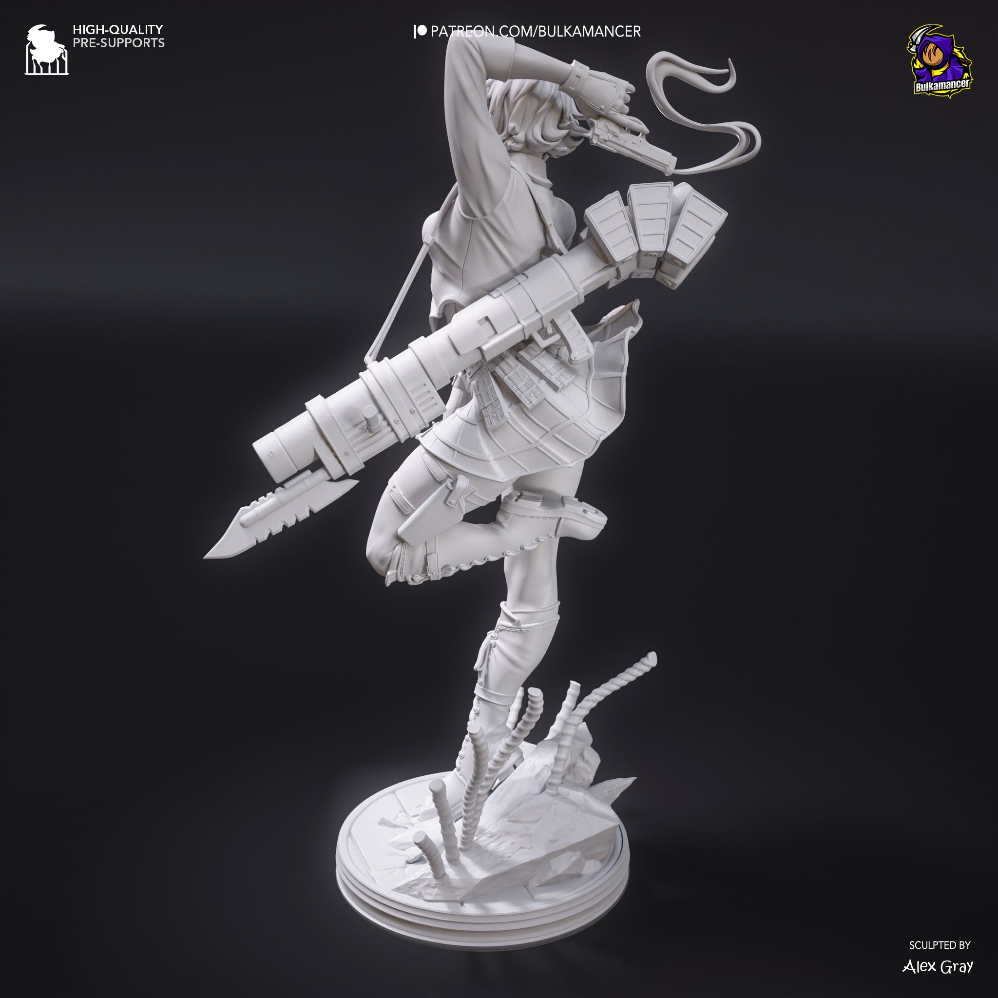 Lady Garage Kit Figure - Devil May Cry 3 | Bulkamancer Sculpts