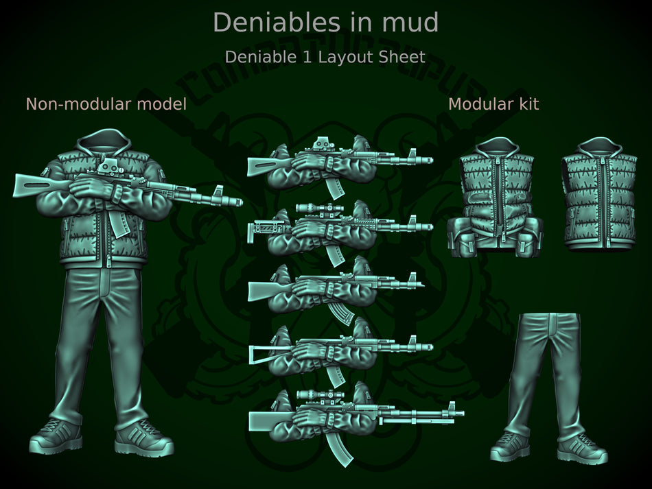 Deniables Set III - 28mm Modern Eastern European Militants | CombatOctopus