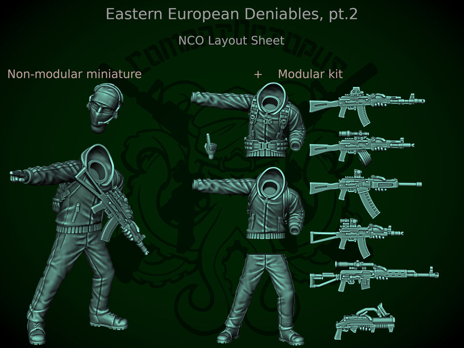 Deniables Set II - 28mm Modern Eastern European Militants | CombatOctopus