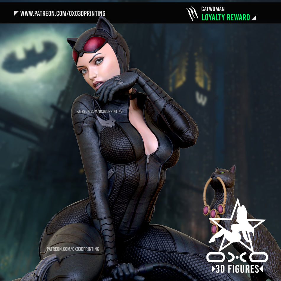 Catwoman Garage Kit Figure | OXO3D