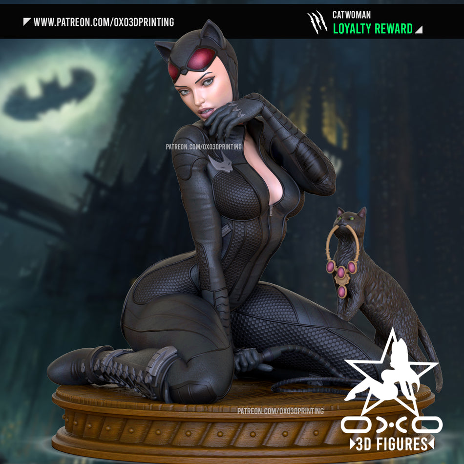 Catwoman Garage Kit Figure | OXO3D