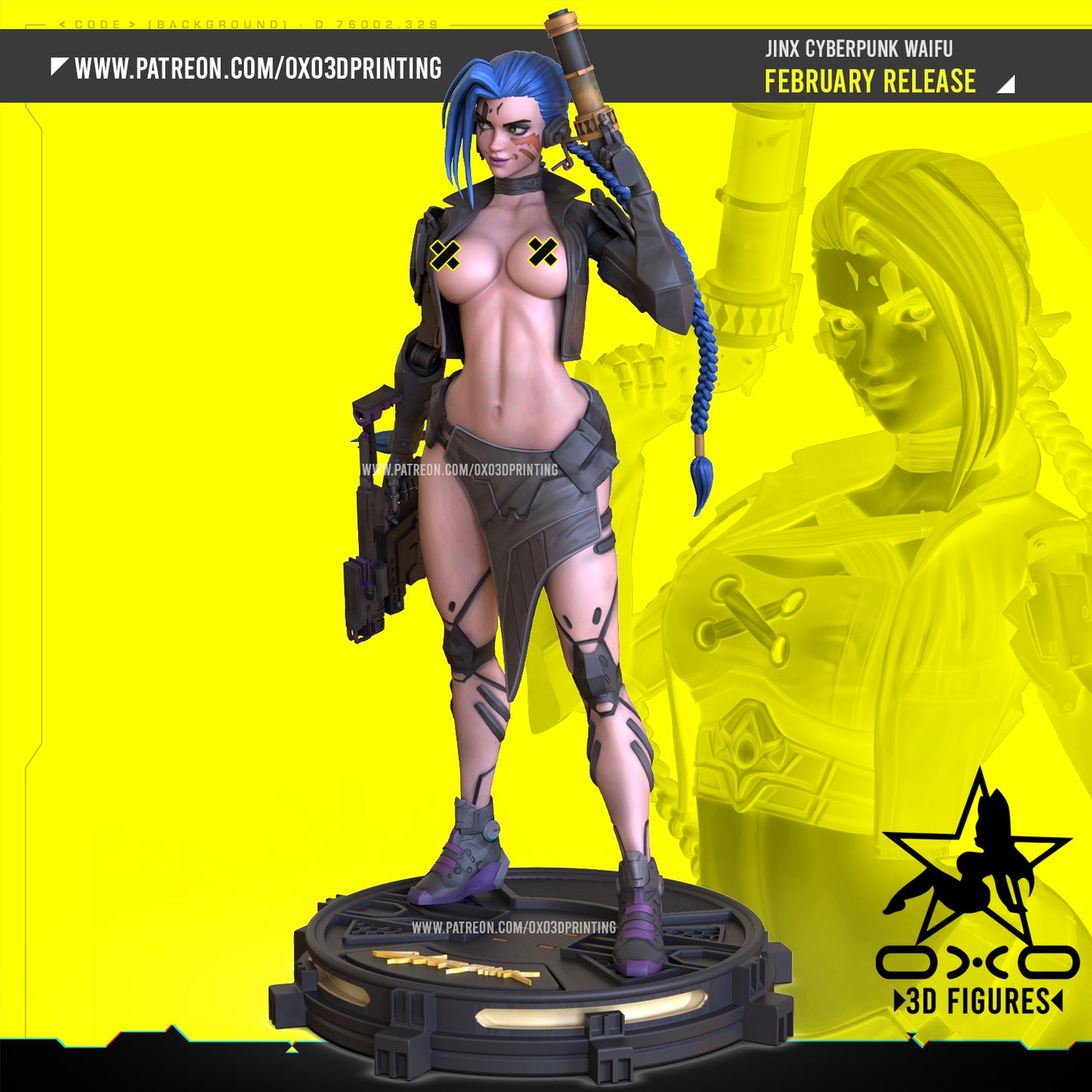 Jinx Cyberpunk Figure