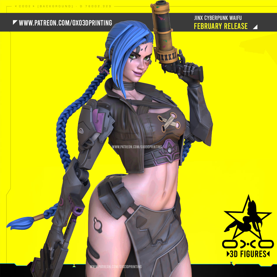 Jinx Cyberpunk Figure