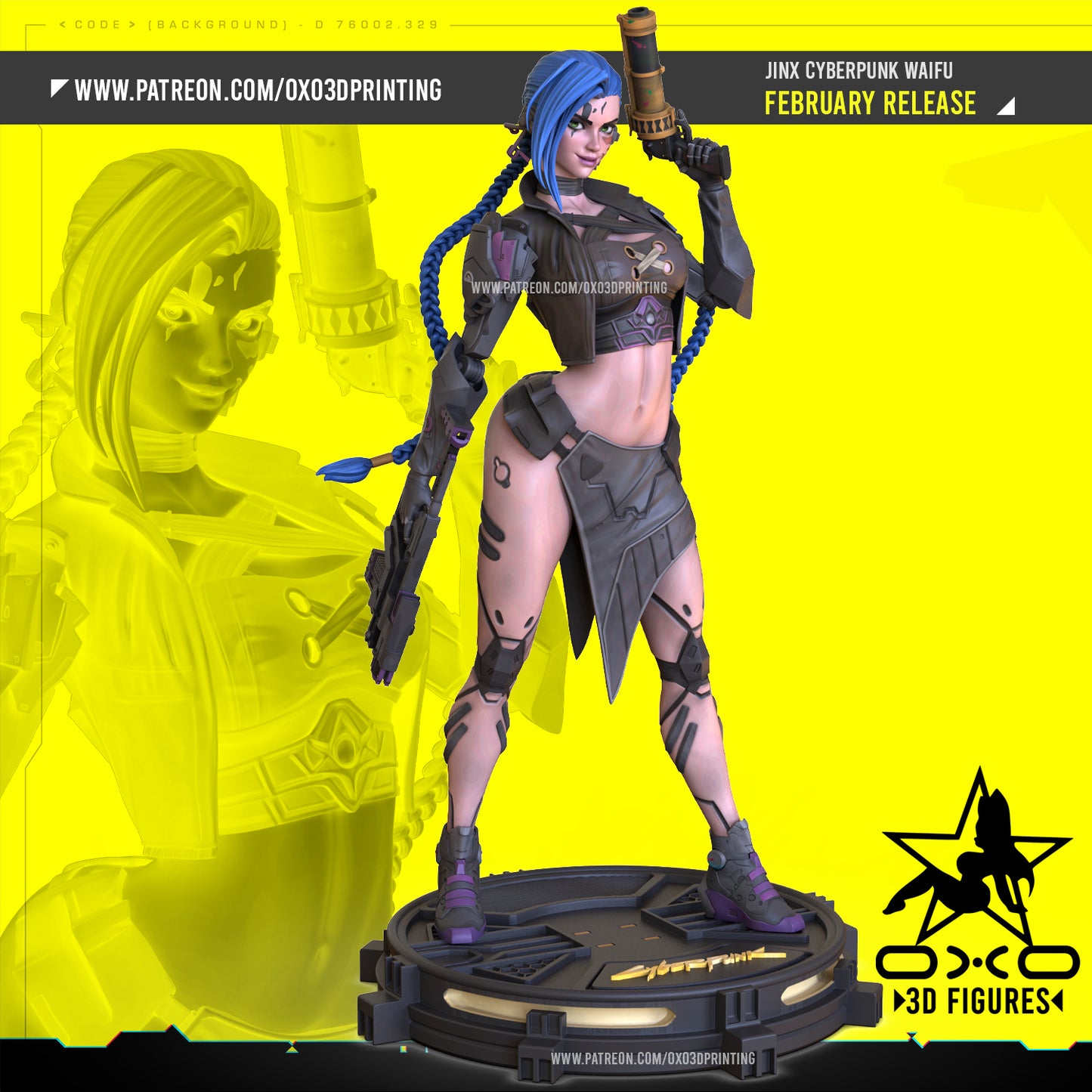 Jinx Cyberpunk Figure