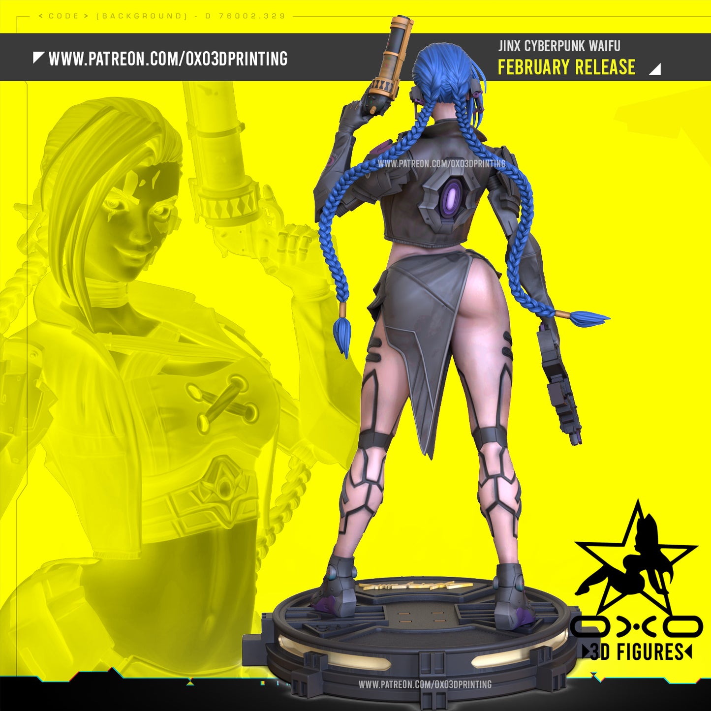 Jinx Cyberpunk Figure