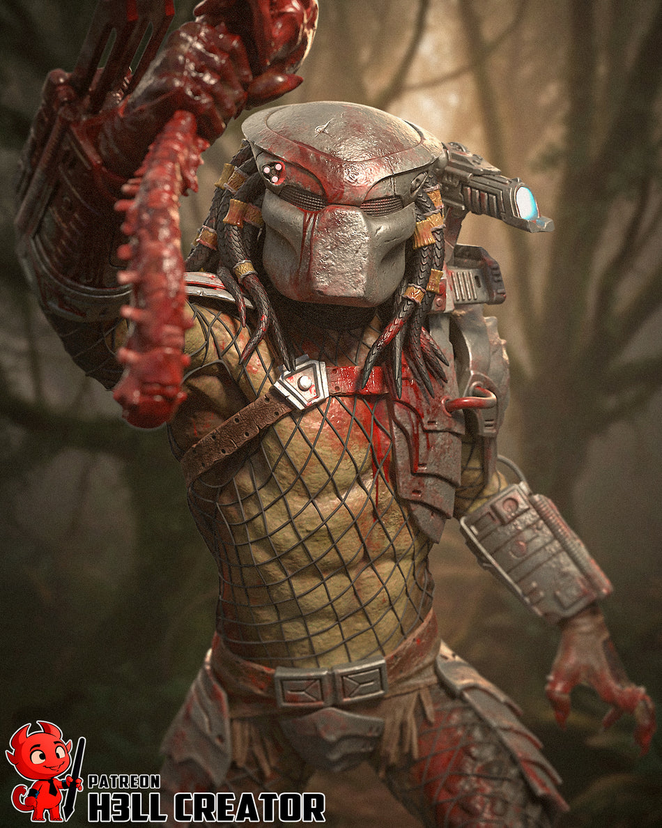 Predator Garage Kit Figure  | H3LLCreator