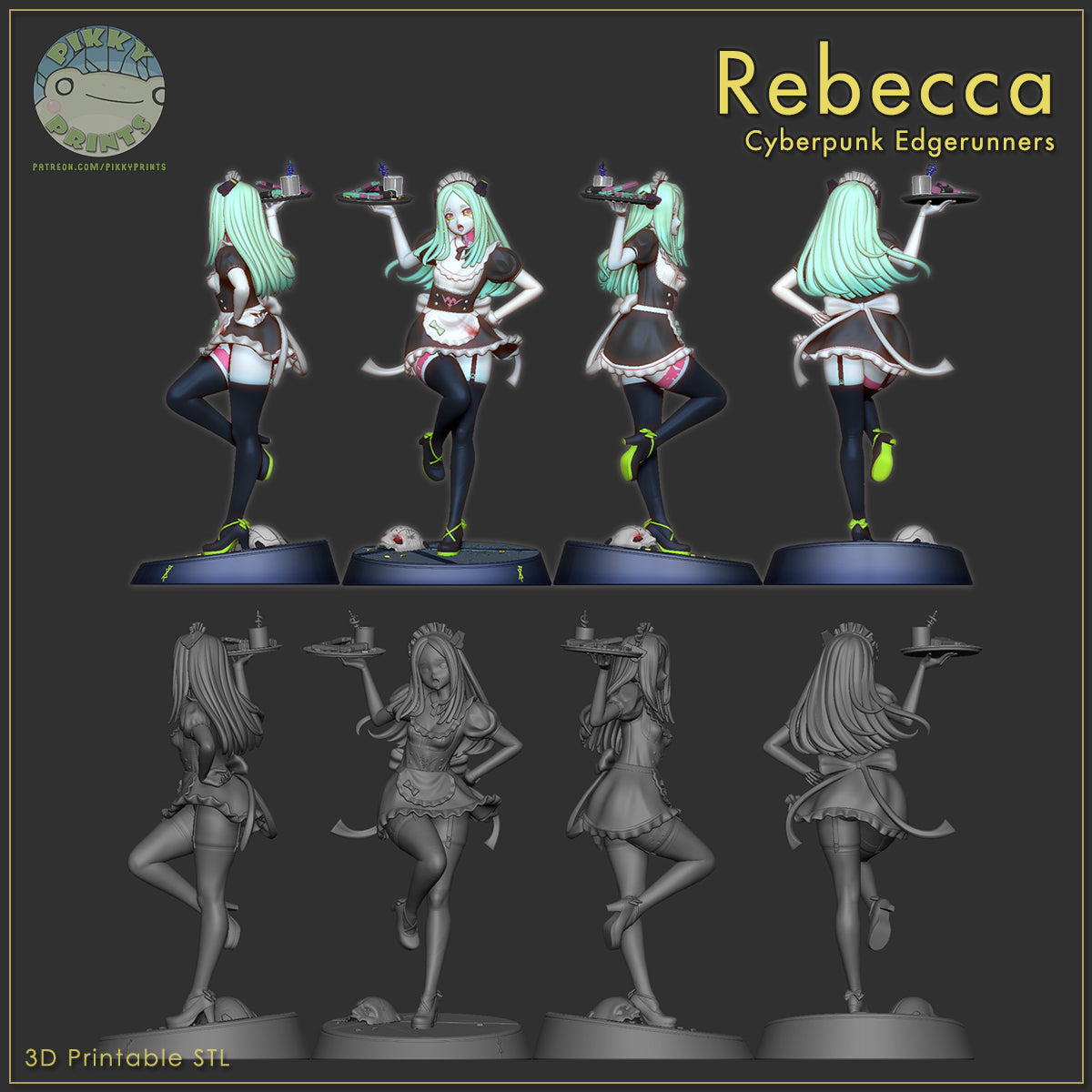 Maid Rebecca Garage Kit Figure (Cyberpunk: Edgerunners) Trisagion Models Maid Rebecca Garage Kit Figure (Cyberpunk: Edgerunners) Trisagion Models