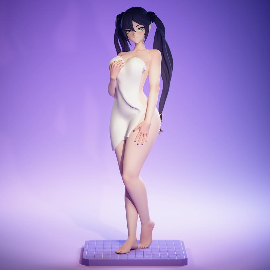 Mona - Bathroom Scene Ver. Garage Kit Figure - Genshin Impact | EggmaStudios