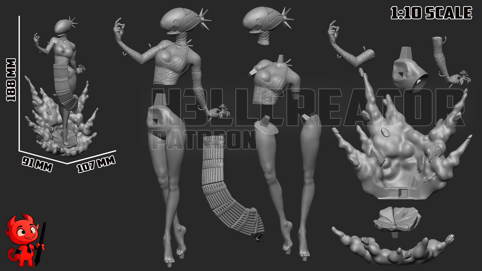 Reze Garage Kit Figure - Chainsaw Man | H3LLCreator – Trisagion Models