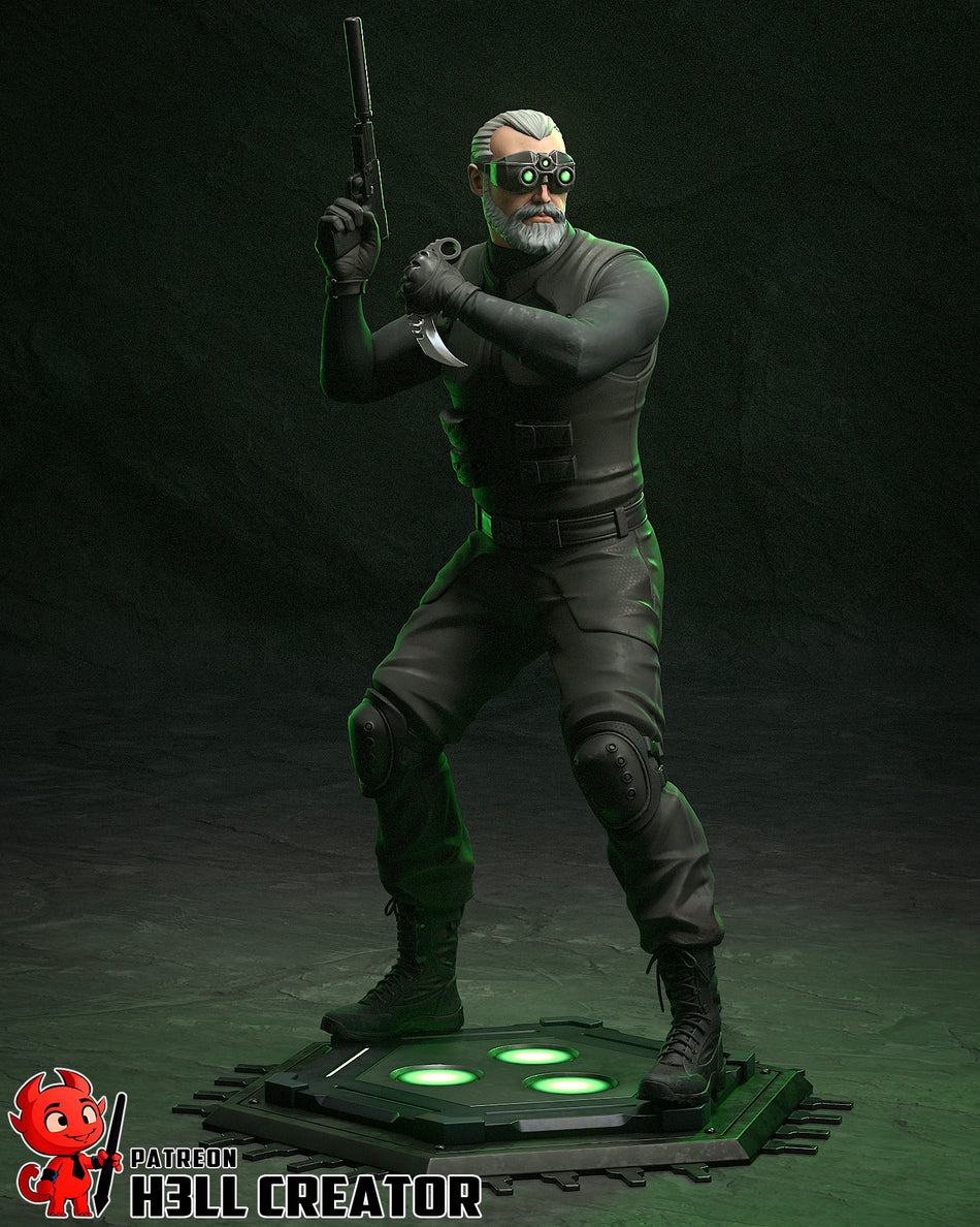 Sam Fisher Garage Kit Figure - Splinter Cell | H3LLCreator