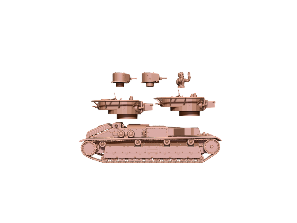 T-28 Medium Tank - 28mm Wargaming Tabletop Miniatures  | Eskice Miniatures