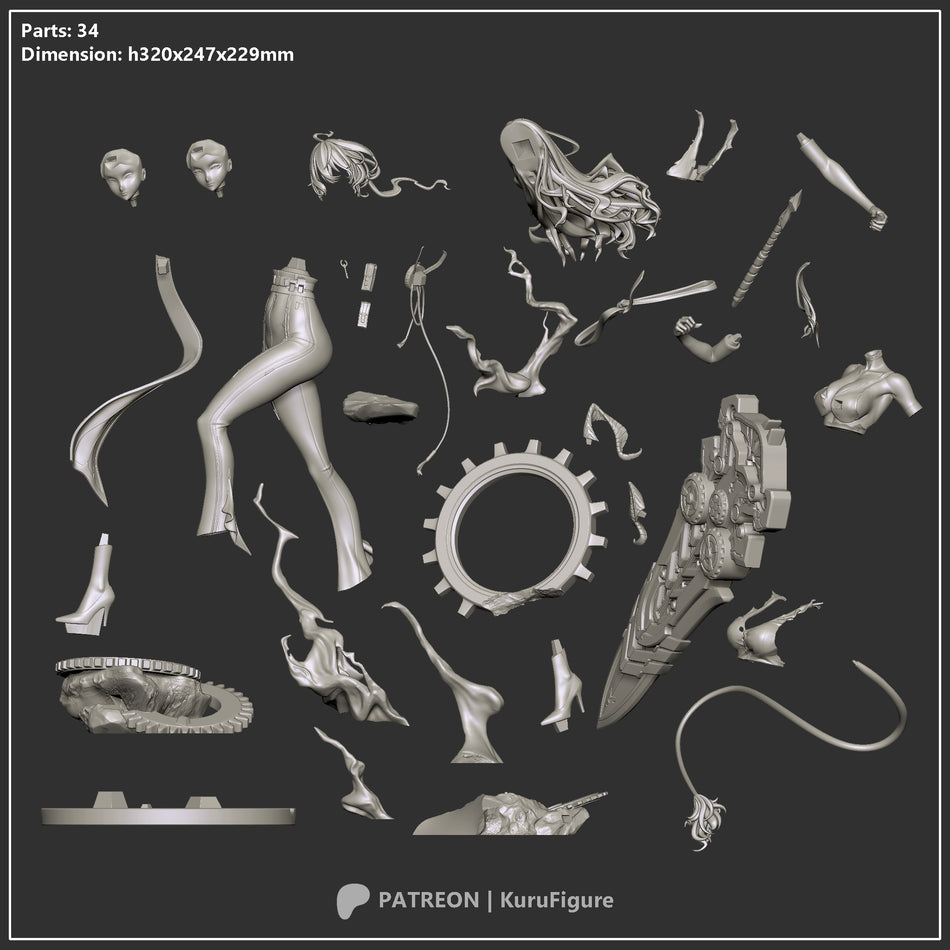 Zani Garage Kit Figure - Wuthering Waves | Kuru Figure