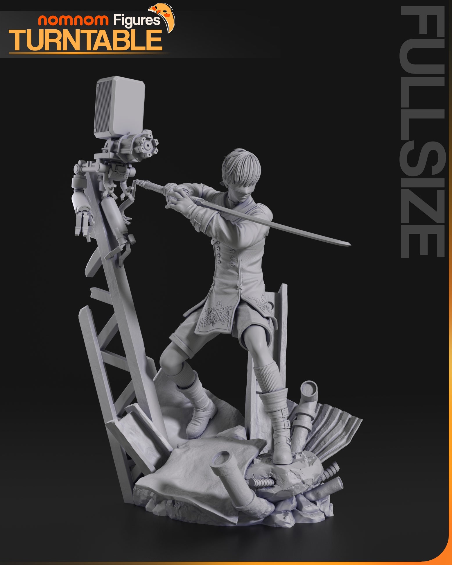 9S Garage Kit Figure [Nier Automata] (NomNom) – Trisagion Models