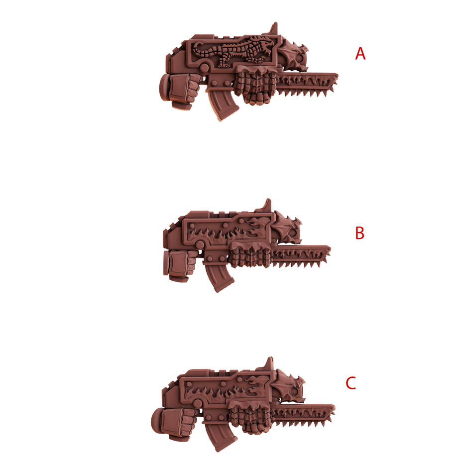 Bolters With Chainblades - Fire Lizards