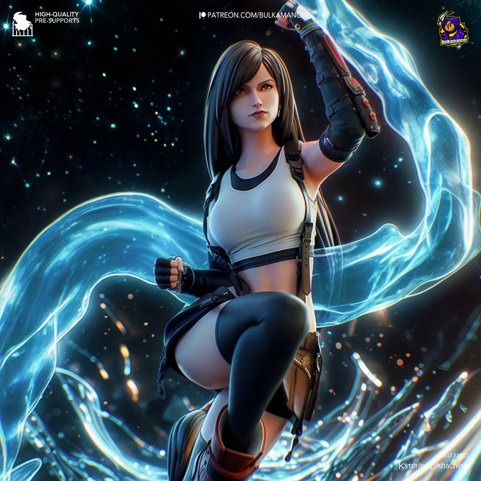 Tifa Lockhart Garage Kit Figure - Final Fantasy VII | Bulkamancer Sculpts