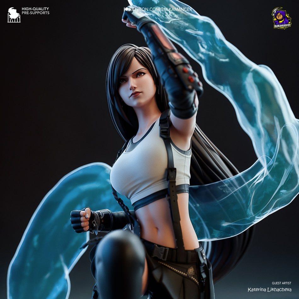 Tifa Lockhart Garage Kit Figure - Final Fantasy VII | Bulkamancer Sculpts