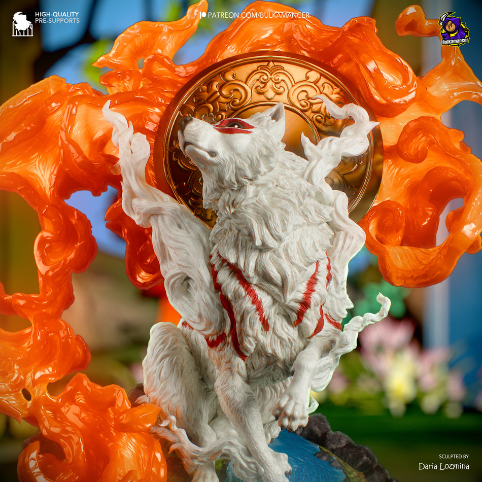 Amaterasu Garage Kit Figure - Okami | Bulkamancer Sculpts