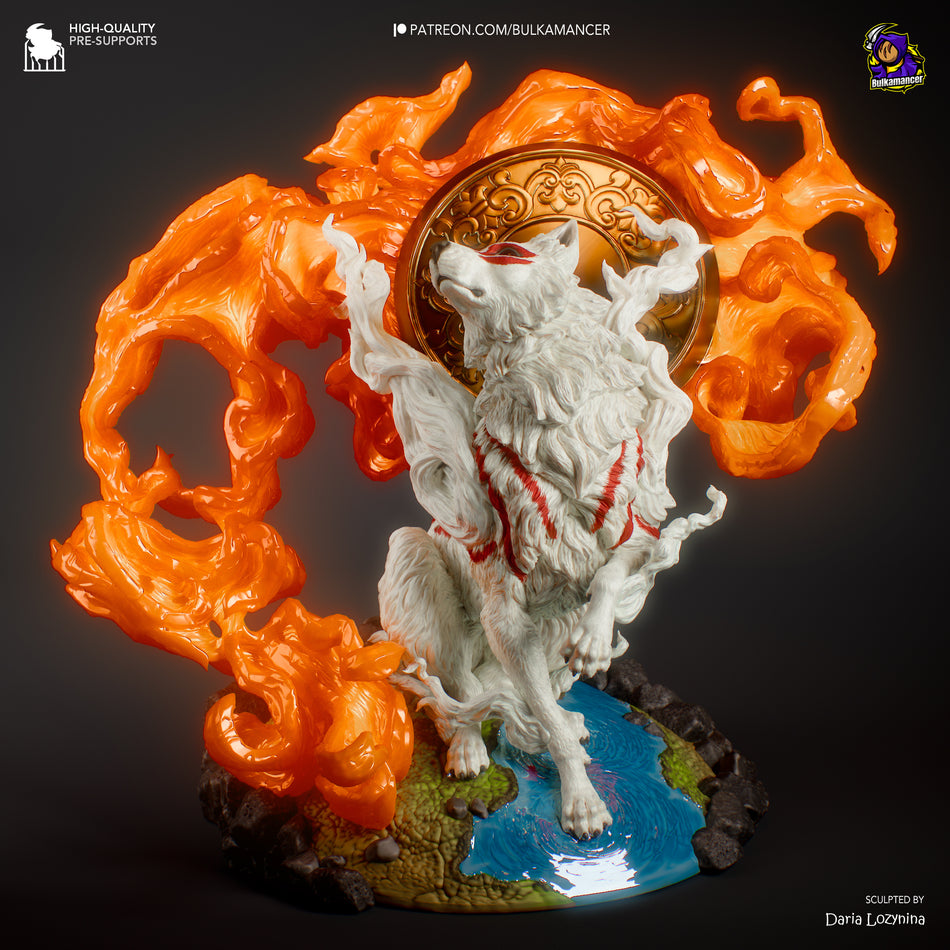 Amaterasu Garage Kit Figure - Okami | Bulkamancer Sculpts