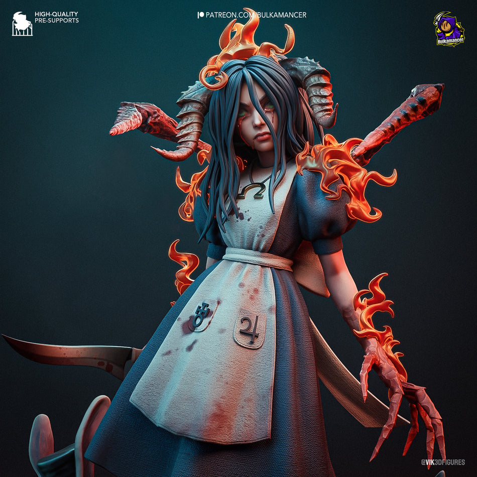 Alice Garage Kit Figure - American McGee's Alice | Bulkamancer Sculpts