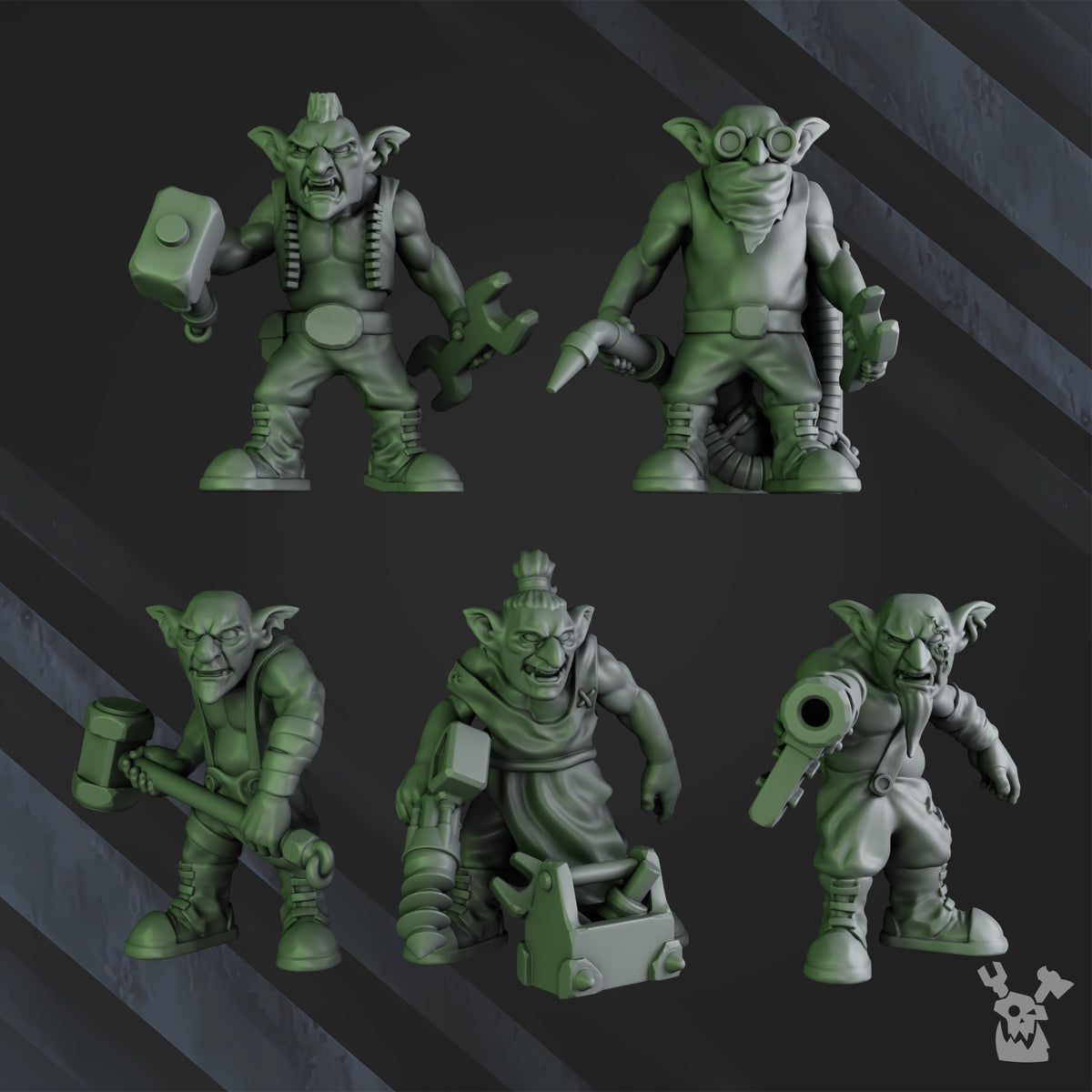 gretchin proxy models for warhammer 40k Ork army