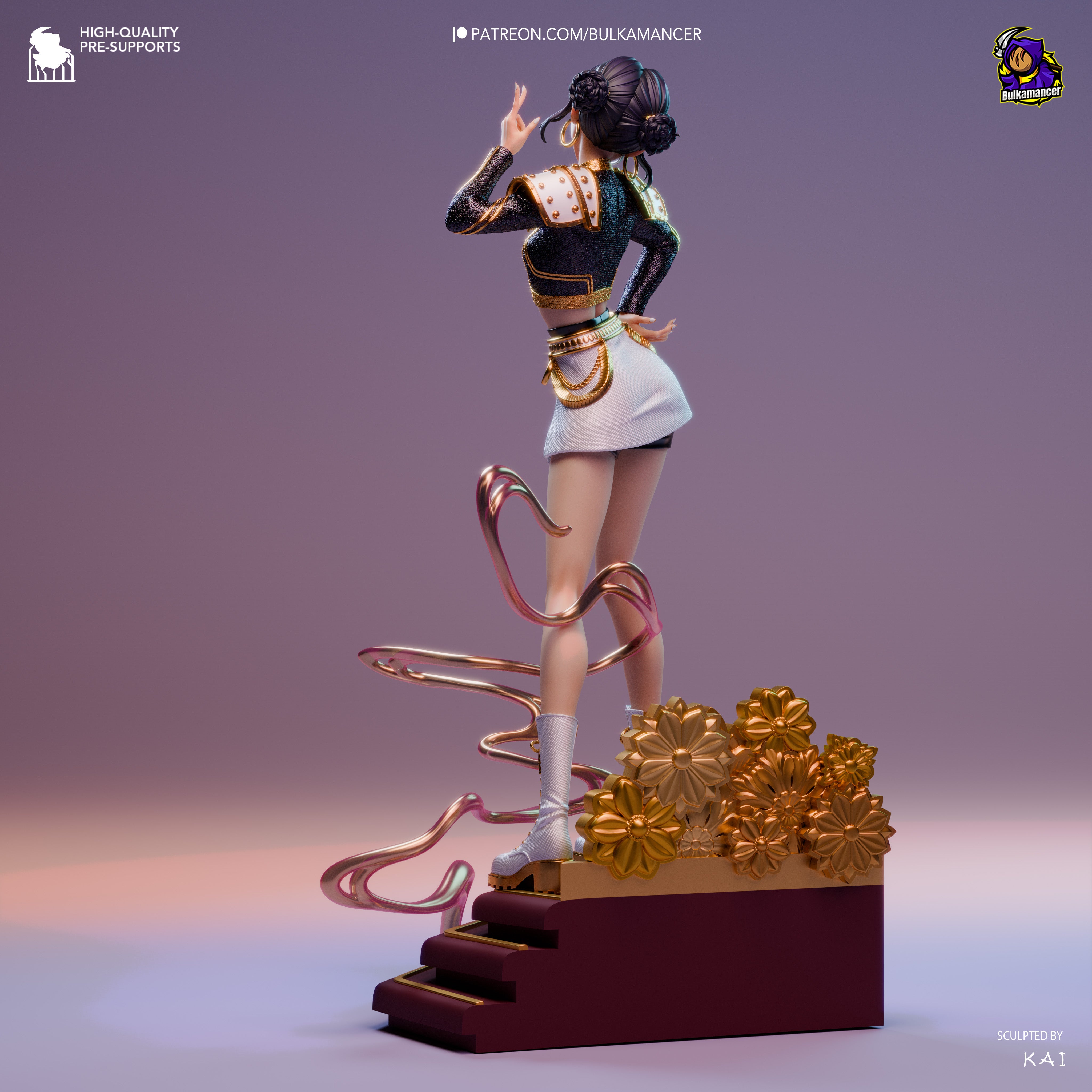 Zoey Garage Kit Figure - Kpop Demon Hunters | Bulkamancer Sculpts