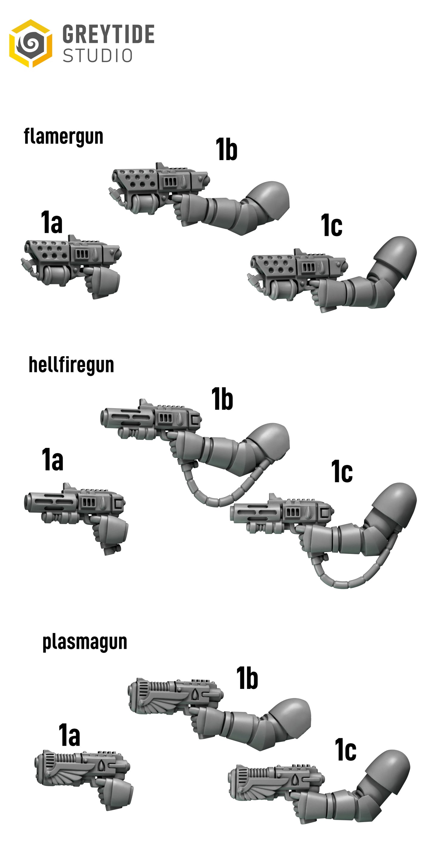 flamer, plasma gun for space marine