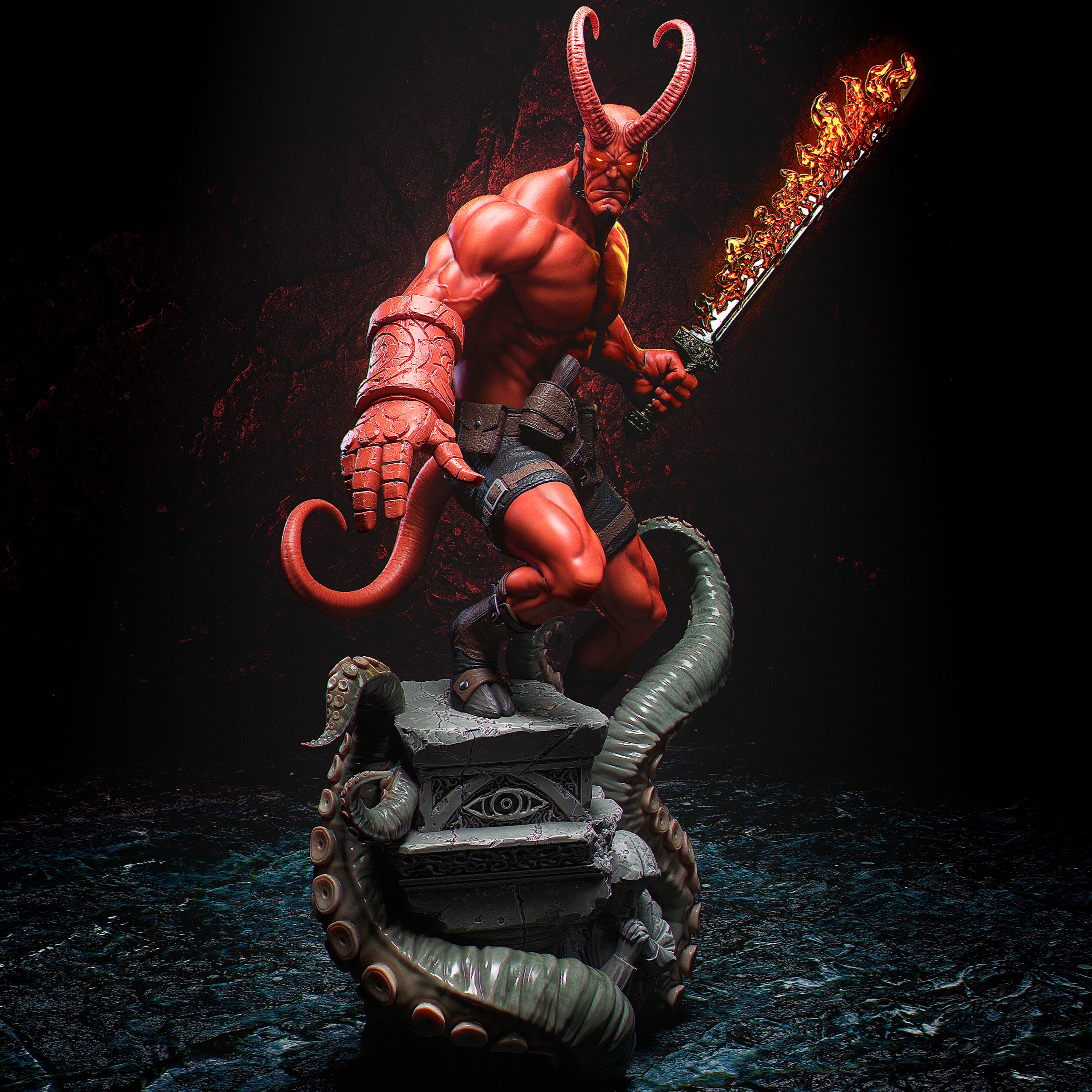 Hellboy Garage Kit Figure – Trisagion Models