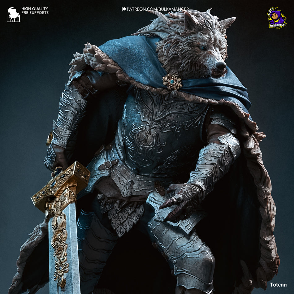Blaidd Garage Kit Figure - Elden Ring | Bulkamancer Sculpts