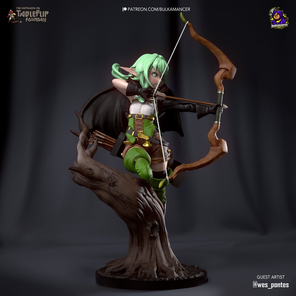 High Elf Archer Garage Kit Figure (Goblin Slayer)