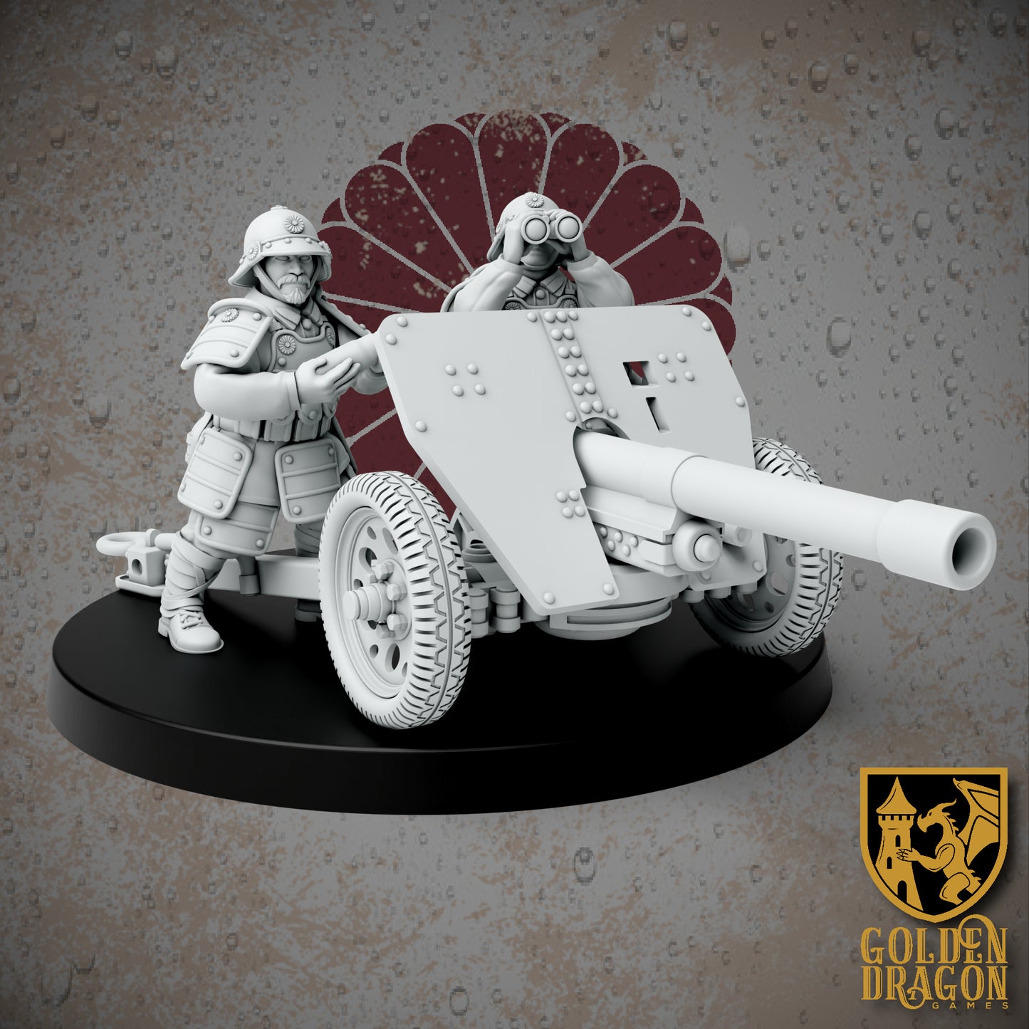 Empire of Japan - Carriage Support Weapons Crew Set