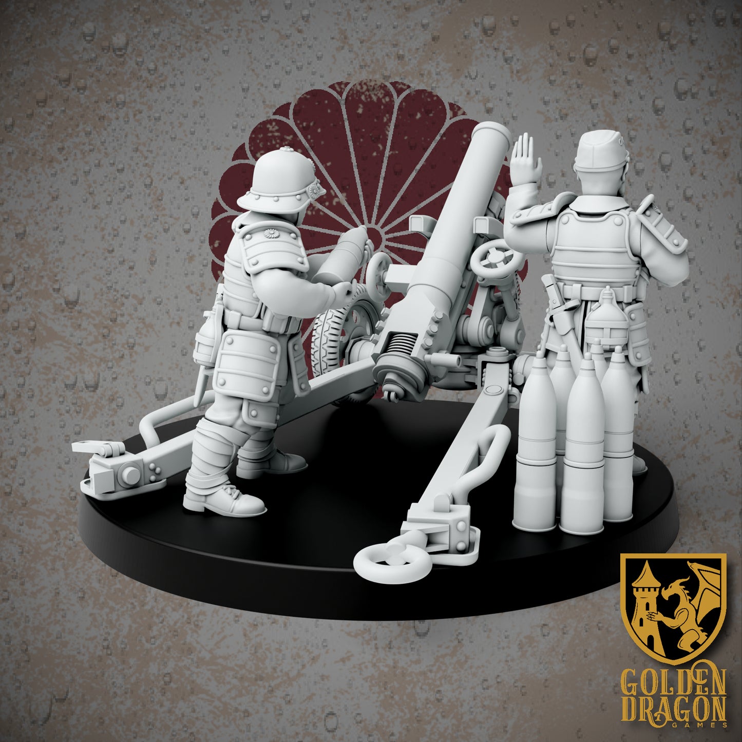 Empire of Japan - Carriage Support Weapons Crew Set