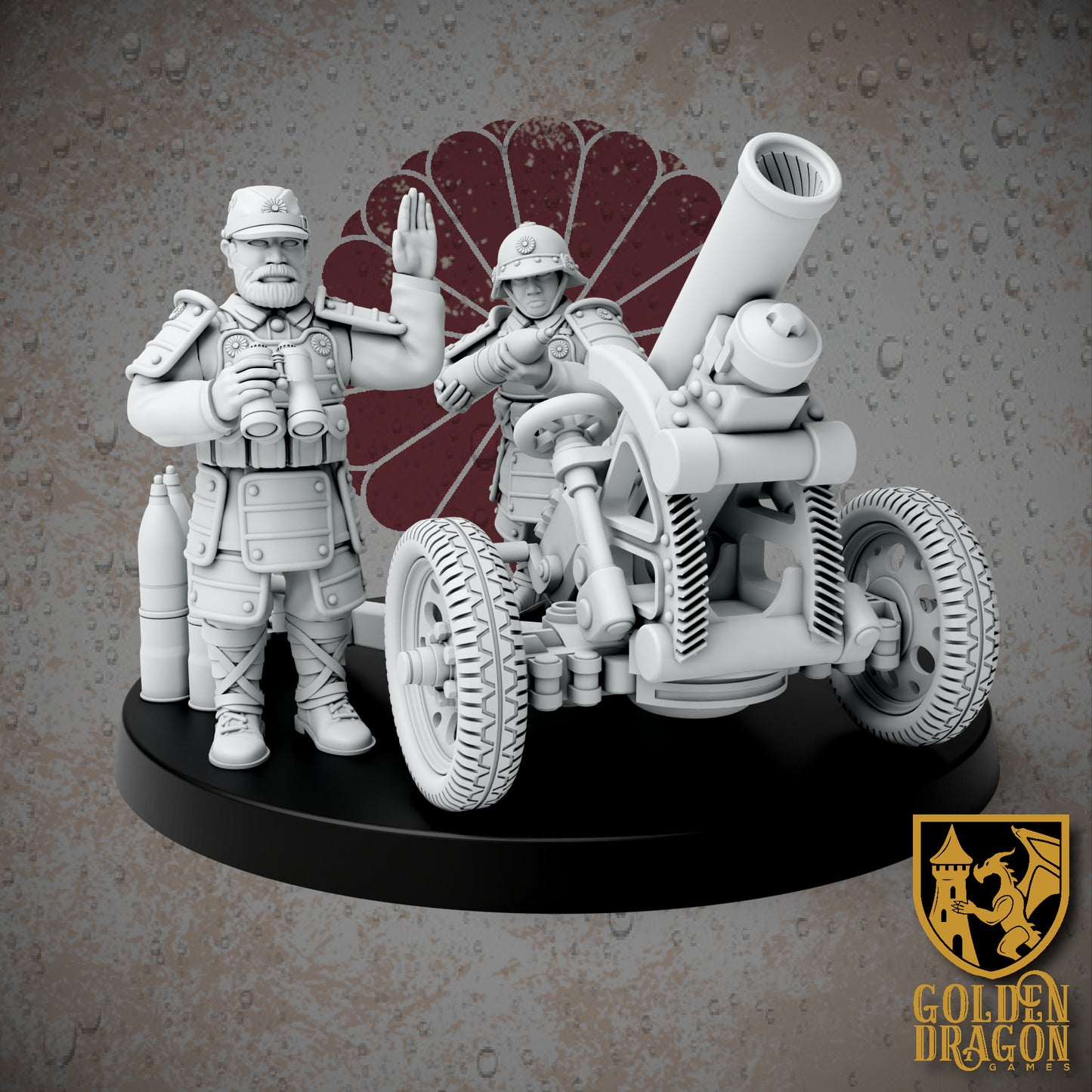 Empire of Japan - Carriage Support Weapons Crew Set