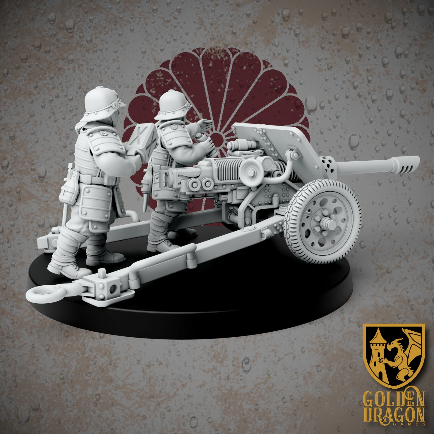 Empire of Japan - Carriage Support Weapons Crew Set