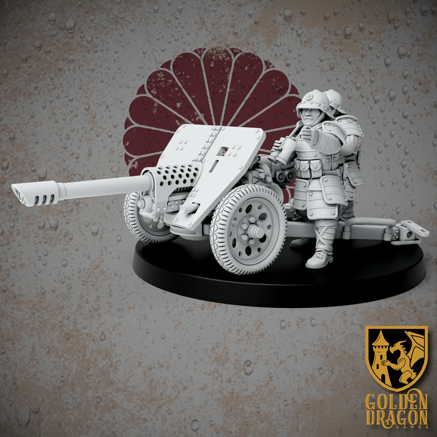 Empire of Japan - Carriage Support Weapons Crew Set