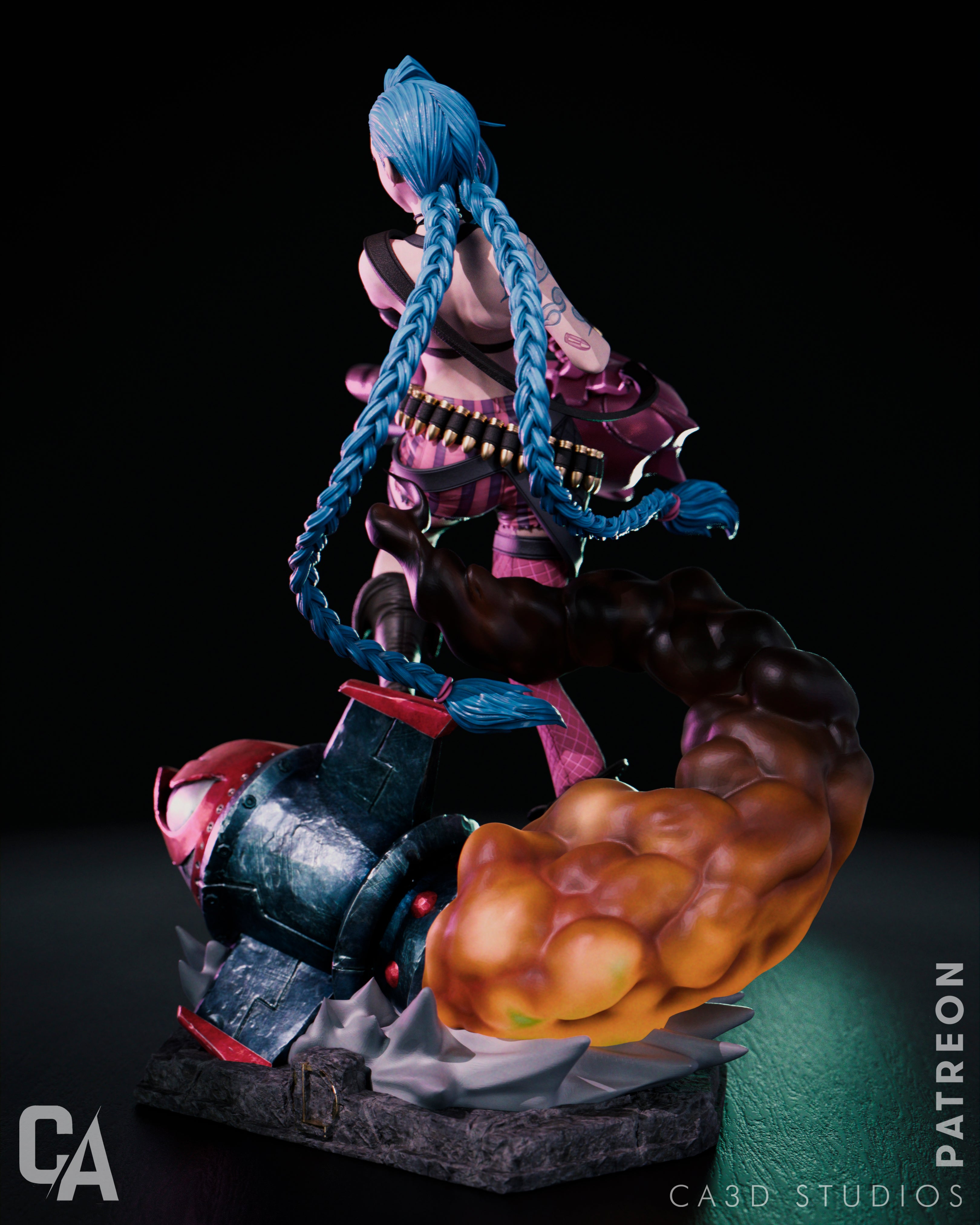 Jinx Garage Kit Figure (CA3D) – Trisagion Models