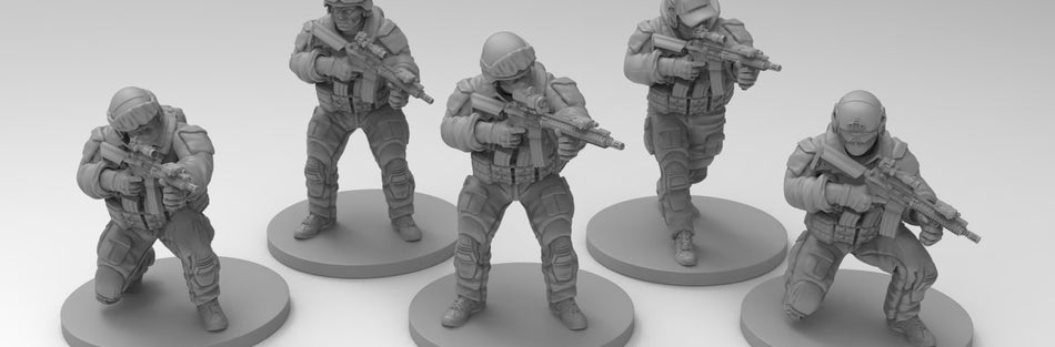 MARSOC Team - 28mm Modern Wargaming Tabletop Miniatures  | Turnbase Miniatures