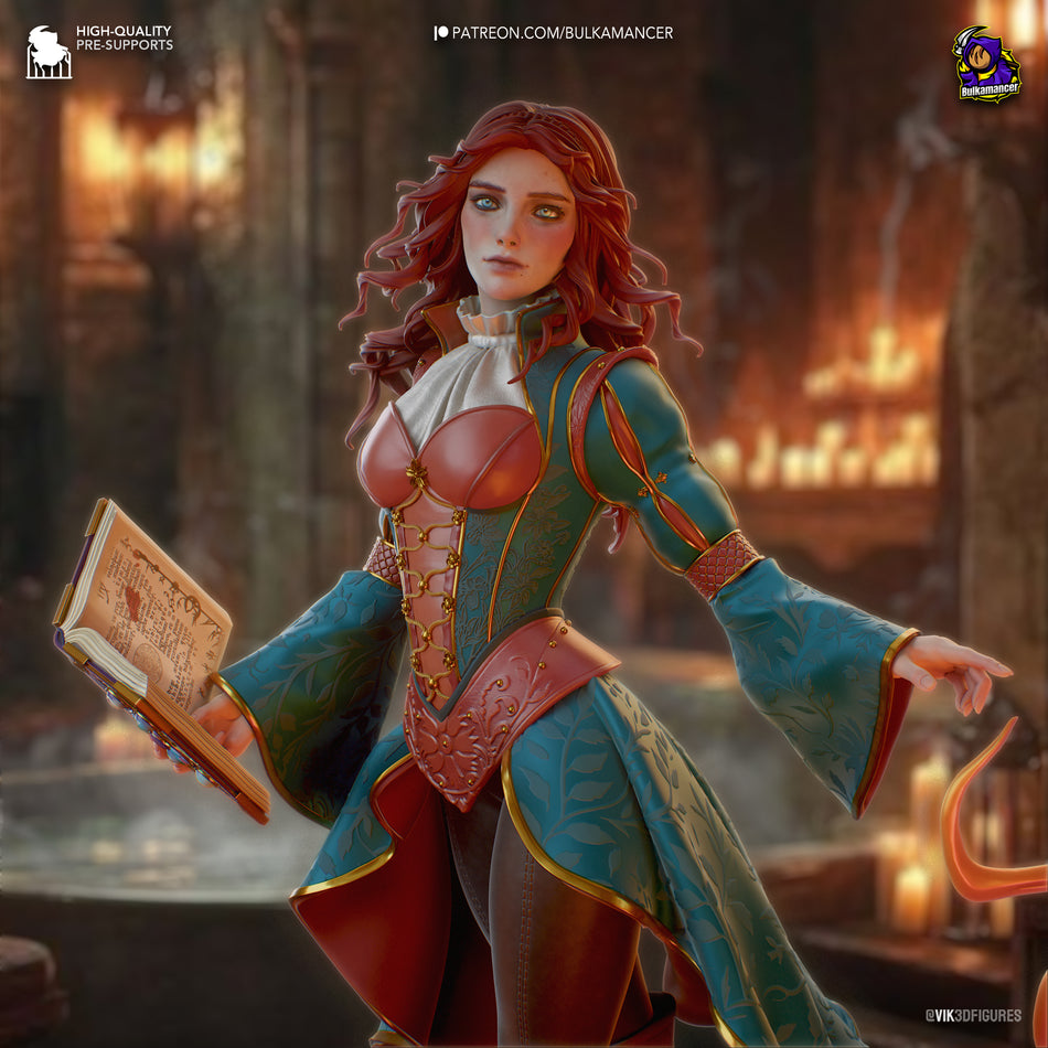 Triss Merigold Garage Kit Figure - The Witcher | Bulkamancer Sculpts