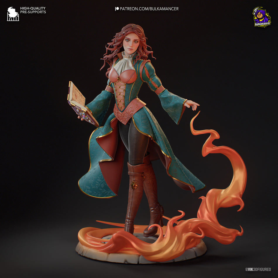 Triss Merigold Garage Kit Figure - The Witcher | Bulkamancer Sculpts