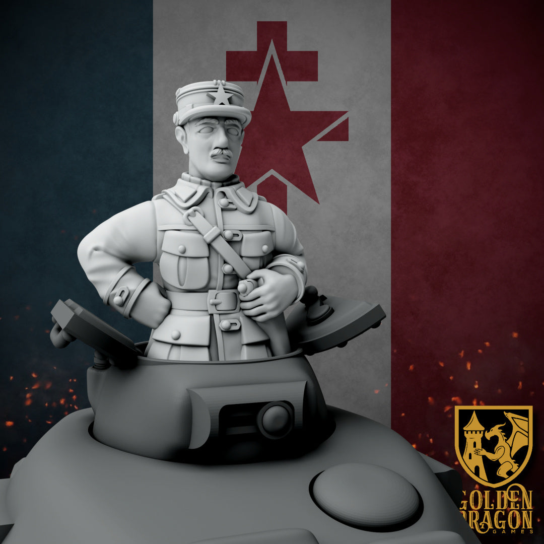 New French Republic - Colonel Charles De Gaulle