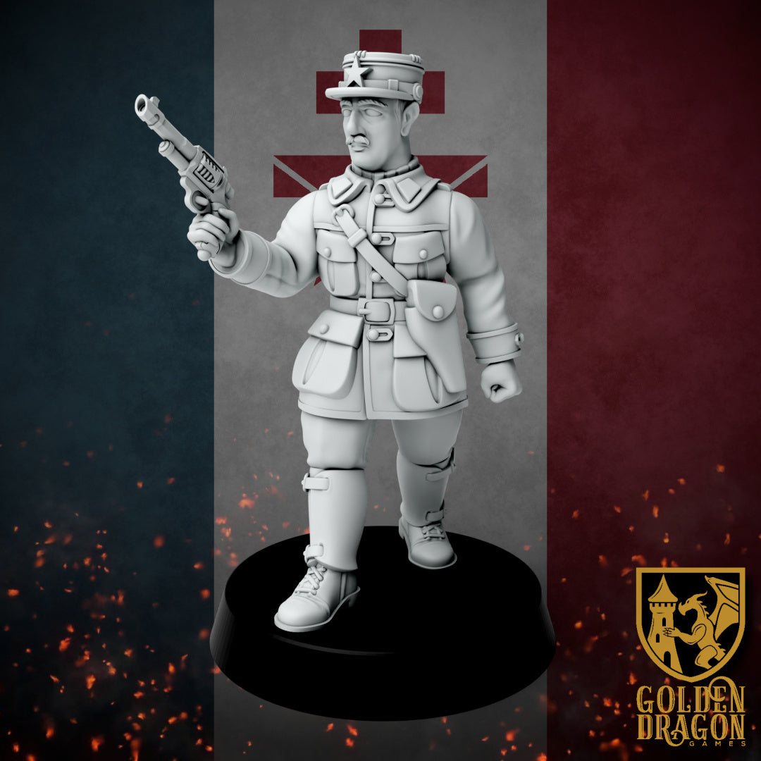 New French Republic - Colonel Charles De Gaulle