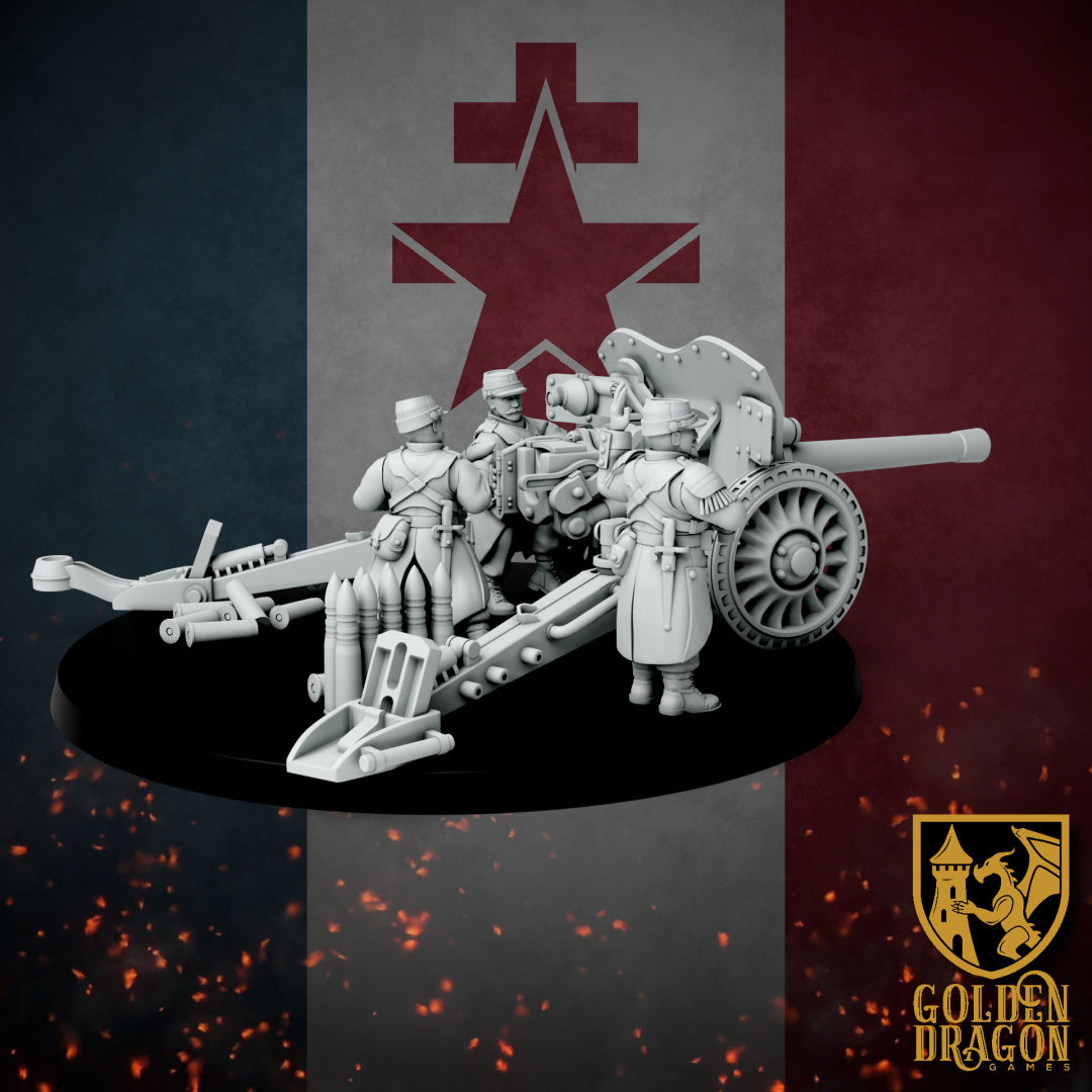 New French Republic - Towed Guns