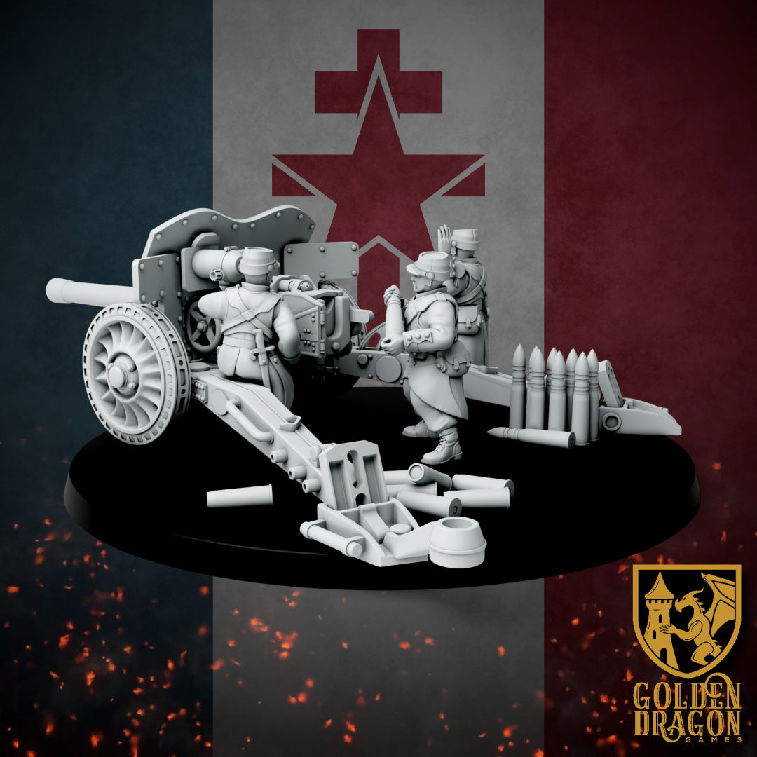 New French Republic - Towed Guns