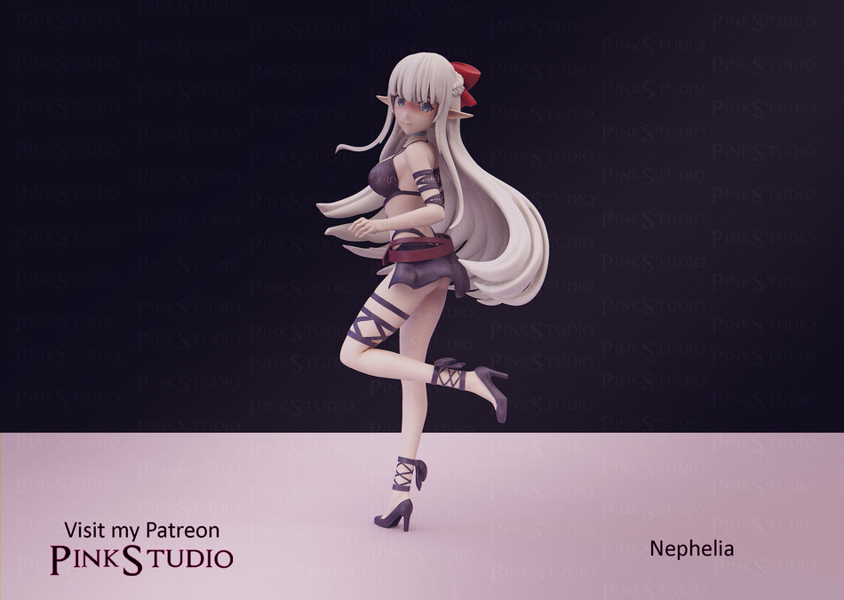 Nephelia Garage Kit Figure - An Archdemon's Dilemma: How to Love Your Elf Bride | Pink Studio