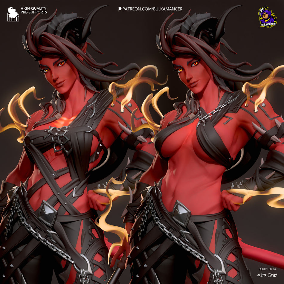 Karlach Stylized Ver. Garage Kit Figure - Baldur's Gate 3 | Bulkamancer Sculpts